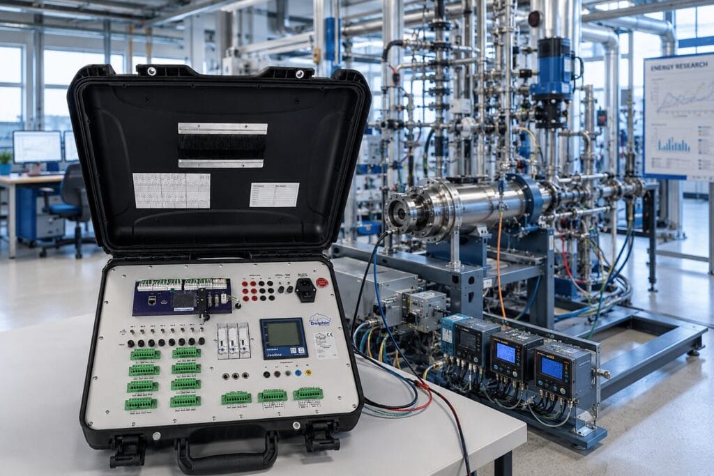 Messdatenerfassung, Datenlogger Mobile Energie- und Prozessdatenerfassung für Forschungsanwendungen